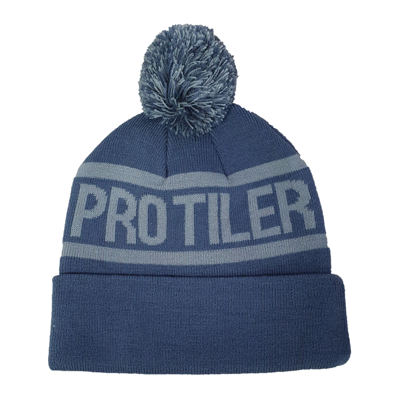 Pro Tiler Tools Limited Edition Beanie Bobble Hat One Size Grey/Light ...